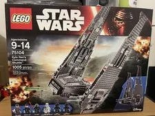 LEGO Star Wars 75104 Kylo Ren's Command Shuttle 100% Comple With box & manual