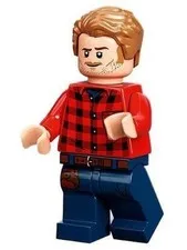 LEGO Jurassic World Owen Grady Flannel Shirt Minifigure from 76943