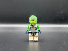 LEGO MINIFIGURE CITY ASTRONAUT - WHITE SPACESUIT WITH BRIGHT GREEN ARMS CTY1763