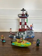 LEGO SCOOBY-DOO:Haunted Lighthouse-complete build w/ all minifigures READ