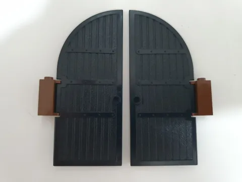 Lego 2400 Large Doors Black 4x8 Legoredo 6762