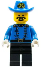 LEGO [No Color/Any Color] Cavalry General ww001 Used Genuine