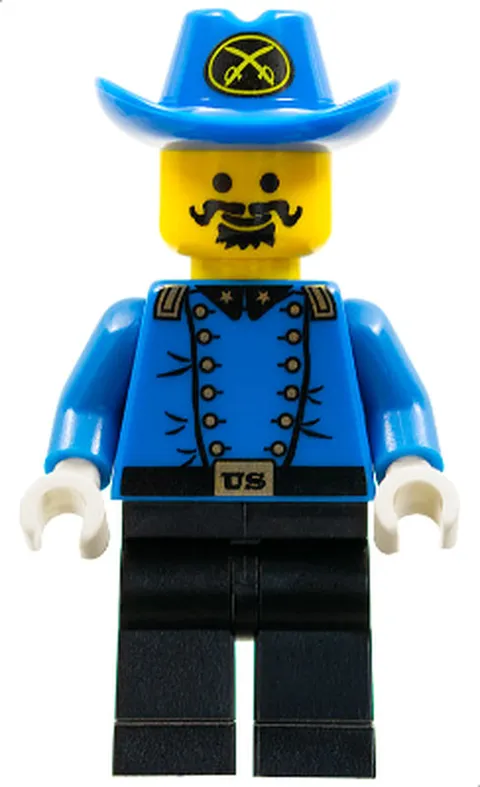 LEGO [No Color/Any Color] Cavalry General ww001 Used Genuine