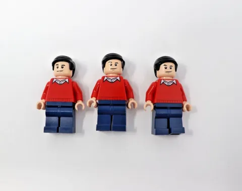 Lot of 3x New LEGO Dick Grayson Robin Red Sweater Classic Batman sh0236 #76052