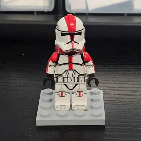 Pad Printed LEGO Star Wars Clone Trooper With Jetpack