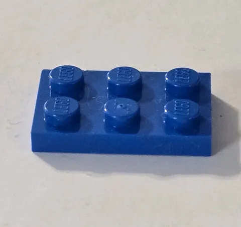 LEGO Parts - Dark Blue Plate 2 x 3 - No 3021