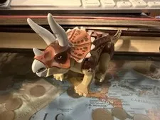Jurassic World Young Triceratops Custom Lego Dinosaur Figure Brown