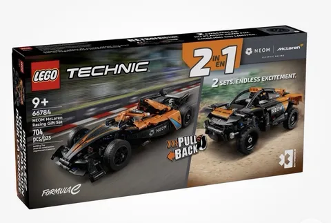 LEGO Technic 66784 NEOM McLaren Racing Gift Set 704 Pieces New Sealed Retired