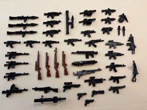 BrickArms Minifigure Weapon Accessories You Pick Lot LEGO Compatible Cust