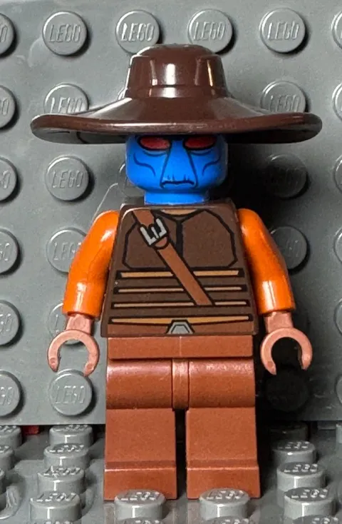 Lego Star Wars Cad Bane (Blue Head/Reddish Brown Legs) Minifigure sw0497 (75024)