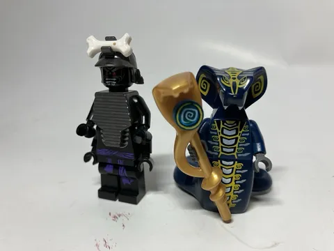 Lego Ninjago Skales & 4 Arm Lord Garmadon Minifigures Destiny’s Bounty 9446 READ