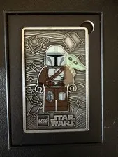 New Sealed Retired LEGO 5010325 Star Wars The Mandalorian and Grogu Metal Card