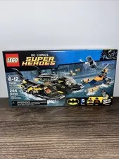 LEGO DC Comics Super Heroes The Batboat Harbor Pursuit 76026 New Sealed Retired