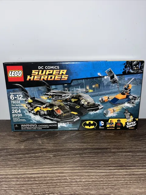 LEGO DC Comics Super Heroes The Batboat Harbor Pursuit 76026 New Sealed Retired