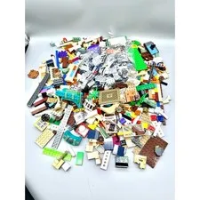 LEGO Bulk Lot 2.6 lbs Authentic Bricks Plates Specialty Pieces Mixed Colors Tan