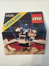 Vintage 1988 LEGO Legoland Space 6828 Twin-Winged Spoiler Instruction Manual 