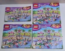 Lego FRIENDS 41058 Heartlake Shopping Mall Instruction Books 1, 2, 3 and 4