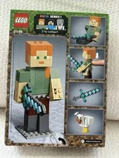 LEGO Minecraft Alex BigFig with Chicken (21149) RETIRED - FACTORY SEALED
