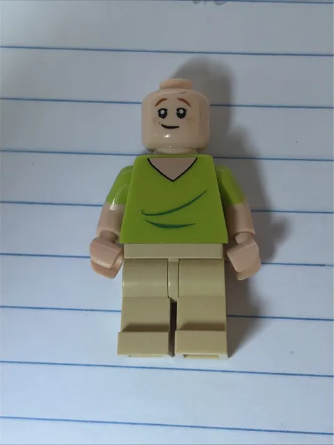 Lego Shaggy Rogers Minifigure two facial expressions *Scooby Doo Incomplete
