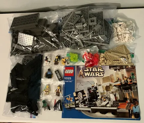 💎LEGO 10123 CLOUD CITY SET! 99% COMPLETE! ALL FIGS INCLUDED! BOBA FETT!