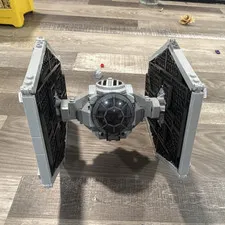 LEGO Star Wars TIE Fighter Ship Build / Assembled Model, Gray & Black