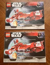 LEGO Star Wars 7665 Republic Cruiser Instructions Manuals 1 & 2 Complete Clean
