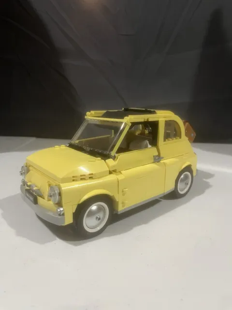LEGO Fiat 500 { Bright Light Yellow Edition } 10271 2020 USED
