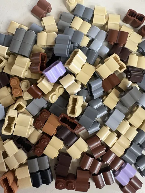Lego Lot of 100+  3137 Log Brick Assorted Random Colors  Bulk