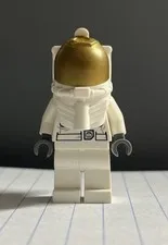 Lego City Space Shuttle Male Astronaut Minifigure EUC Retired 