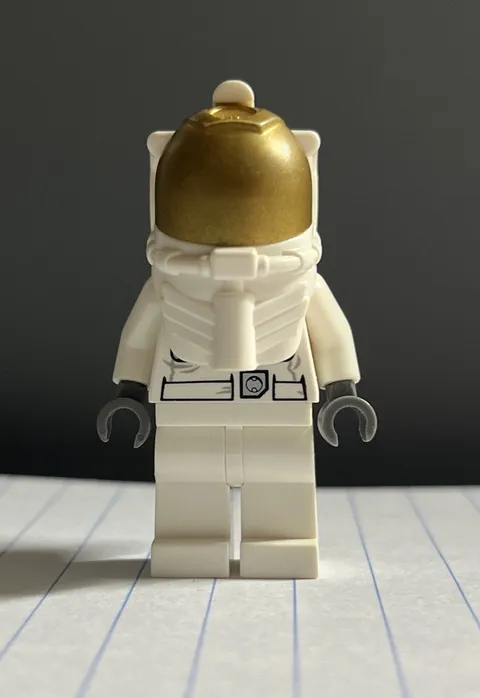 Lego City Space Shuttle Male Astronaut Minifigure EUC Retired 