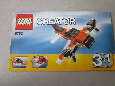 Lego Building Instructions Instruction Creator 5862, 3 in 1 Plane