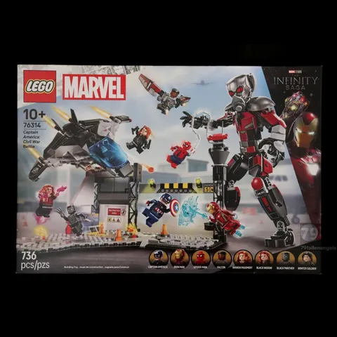 LEGO Marvel Captain America Civil War Action Battle 76314 New Sealed Box Crease