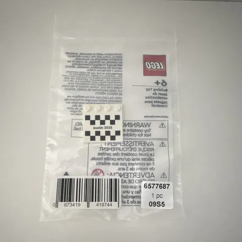 LEGO Austin 2025 Formula 1 Exclusive Event Tile Brand New