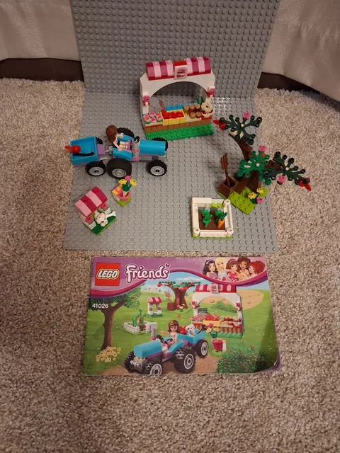 2014 LEGO FRIENDS SUNSHINE HARVEST SET 41026 Olivia mini-doll COMPLETE W/Manual 