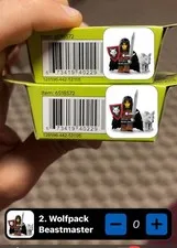 2 Lego Wolfpack Beastmaster Minifigures NIB New AMAZING FIGURE 👀 🐺 🛡️