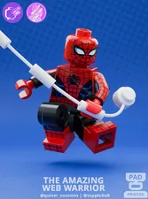 Lego Marvel - Quiver Customs  - Spiderman Minifigure
