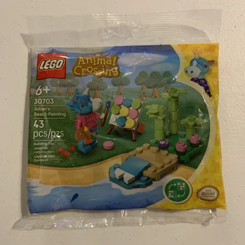 Lego #30703 ANIMAL CROSSING Julian's Beach Painting Building Toy Set Polybag New