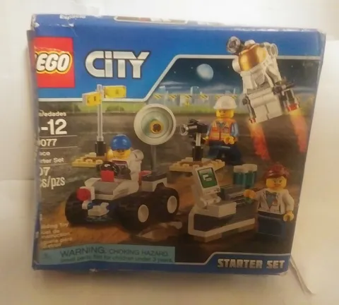 Lego City Set 60077 Space Starter Set Crushed Box 2015 4 Minifigures Astronaut