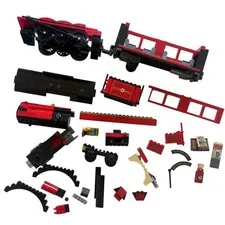 Lot of Harry Potter Hogwarts Express Incomplete Build Pieces AS PICTURED