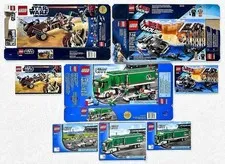 LEGO STAR WARS CITY THE LEGO MOVIE RETIRED BOX & MANUAL LOT 9496 60025 70802