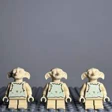 Lego Dobby (Elf) Minifigure Harry Potter 4731 hp017 Lot Of 3 - 2E