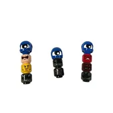 Lego Minifigure Heads 11 Minifig Heads Hwro Villain Reptile Racing Angry Happy
