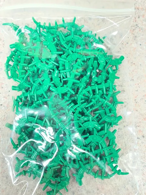 Lot Of 100 NEW Lego 55236 Green Plant Vine Seaweed Appendage Bionicle Spine