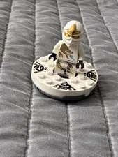 Lego Ninjago: Original Rare Zane DX Minifigure: Njo0018, Set 2171 With Spinner