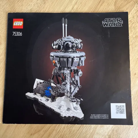 LEGO Star Wars Imperial Probe Droid Set 75306 Instructions Only Replacement