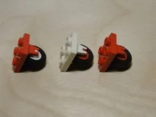LEGO Vintage Airplane Tires Wheels Landing Gear Airport City Lot