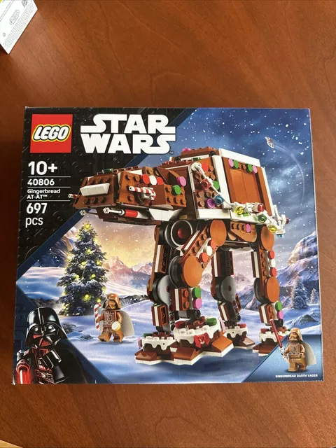 LEGO Star Wars Gingerbread AT-AT Walker 40806 Darth Vader