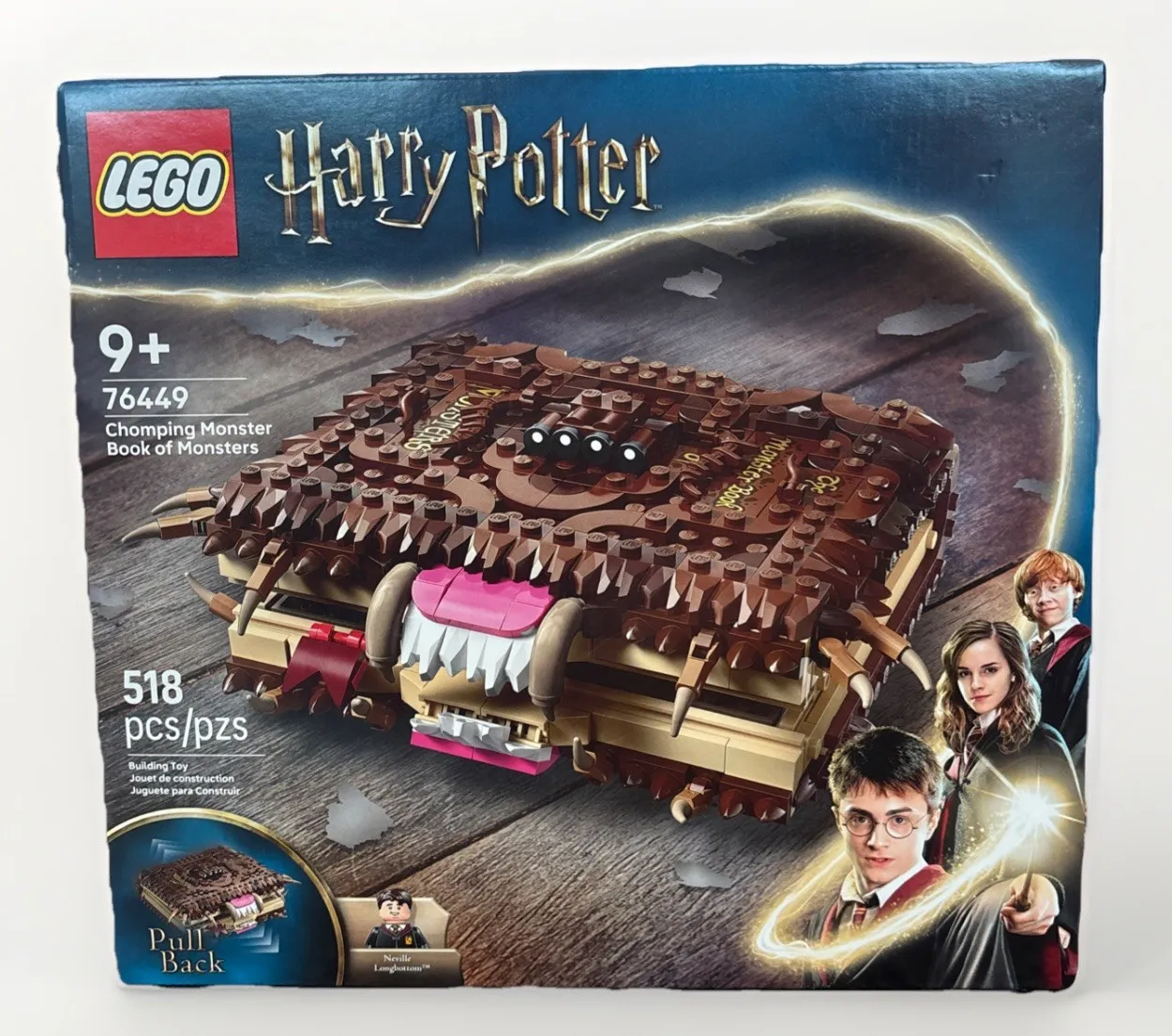 LEGO Harry Potter Chomping Monster Book of Monsters NEW SEALED MIB, 76449