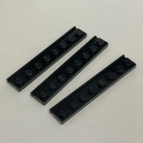 Lego 4510 Black Replacement Parts Pieces Lot of 3