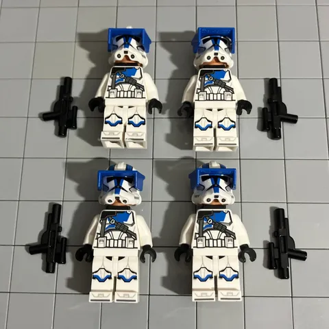 2x LEGO Star Wars 501st Clone Heavy Trooper Minifigure 75345 sw1247 H3 60